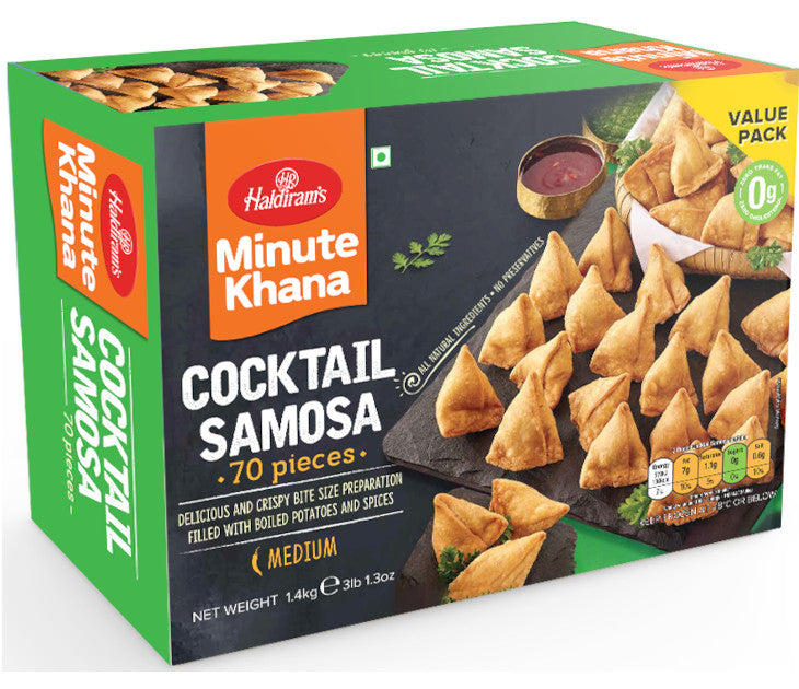 Haldiram Froz Samosa Cocktail 1.4o kg