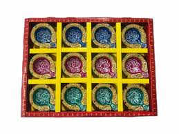 Paquete de 12 Diyas Diwali