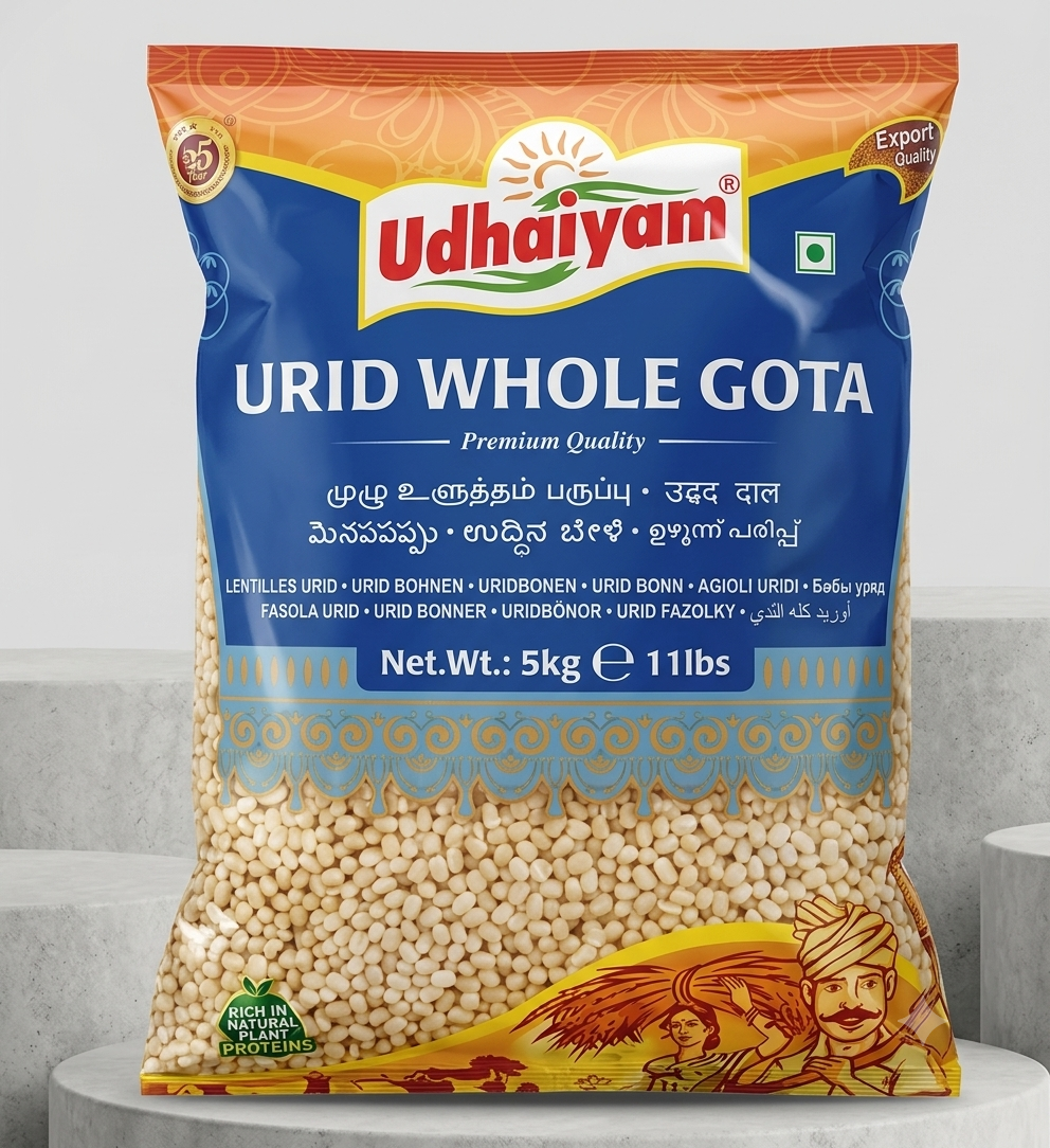 Udhaiyam Urid Whole Gota 5kg