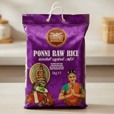 Heera Raw Pooni Rice 5 kg