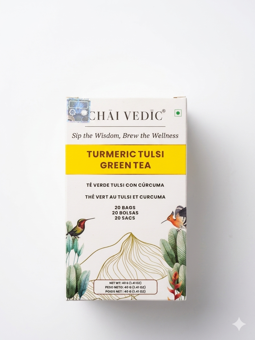 Samaara Turmeric Tulsi Green Tea