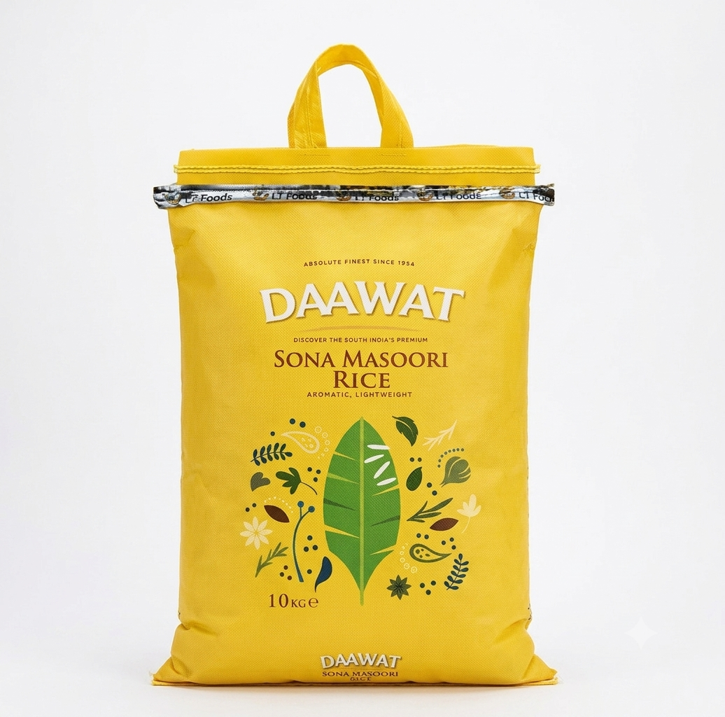 Daawat Sona Masoori Rice Yellow