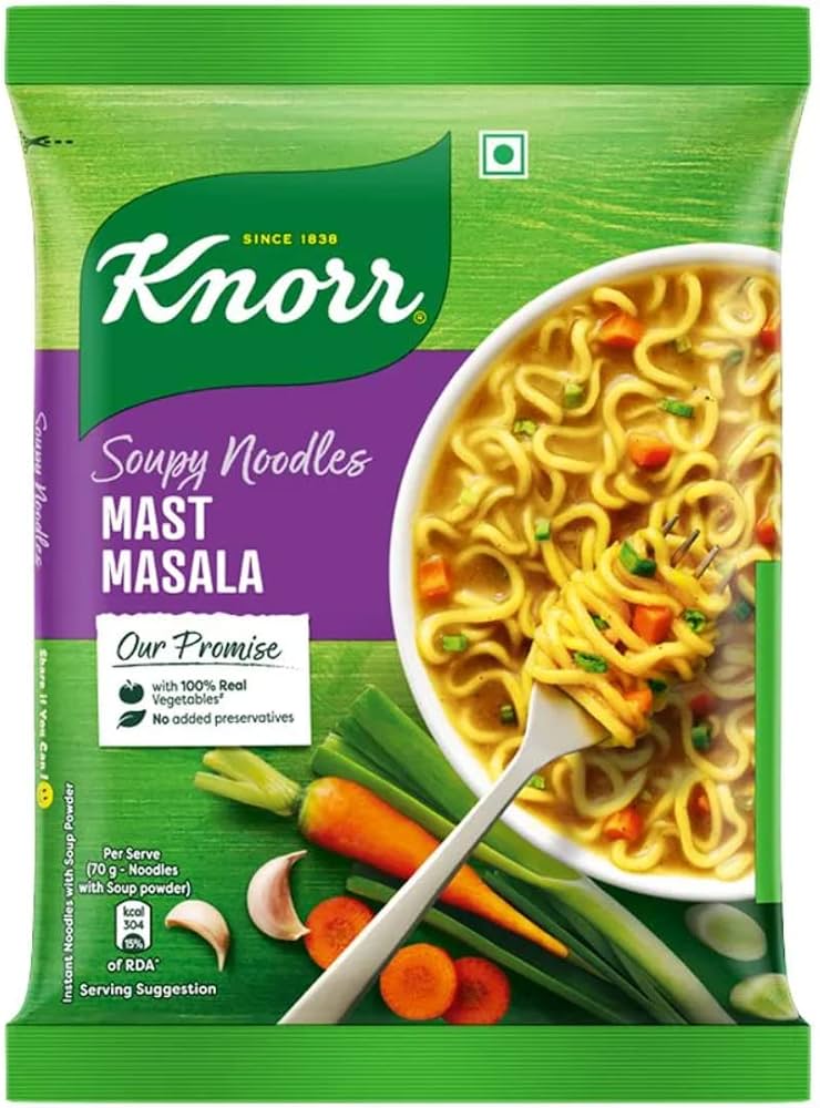Knorr Mast Masala Soupy Noodles 70 Gm