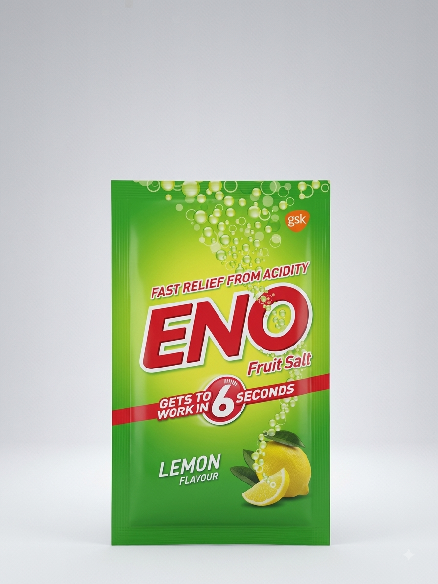 ENO Fruit Salt Lemon Flavour 5 Gm