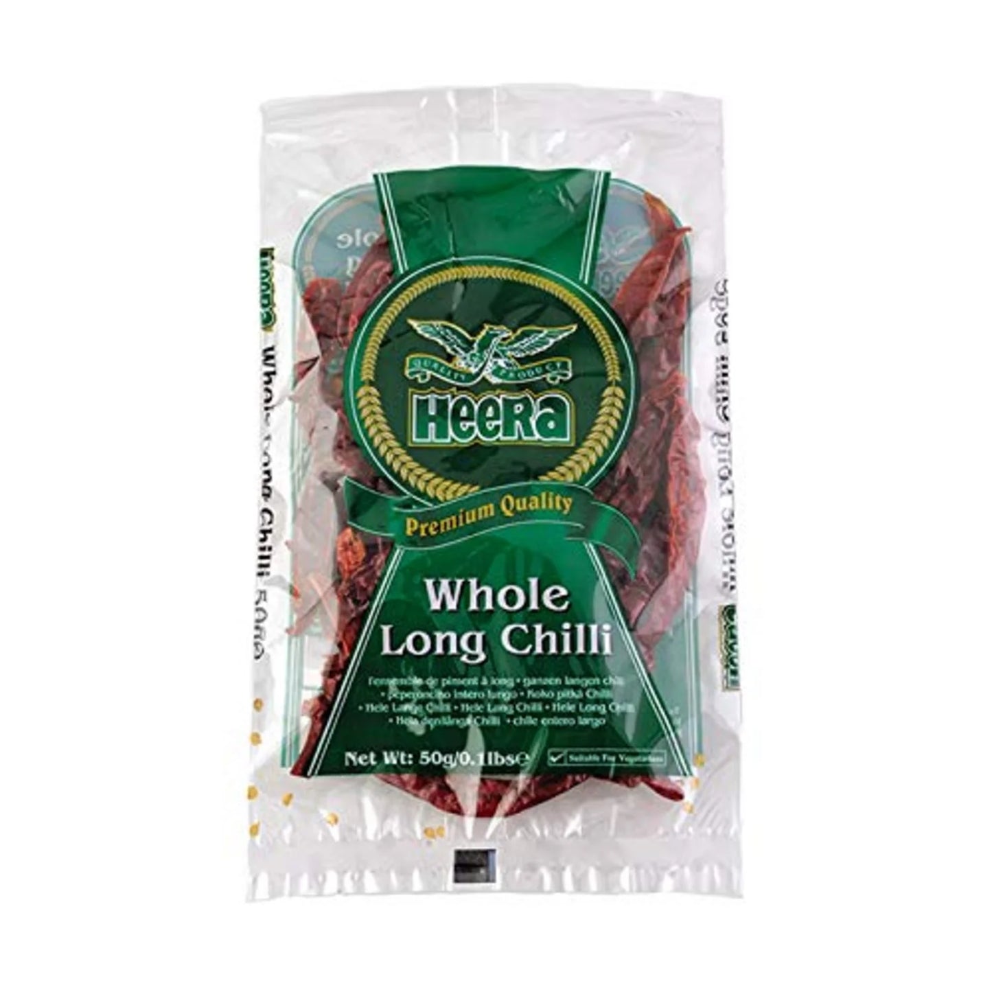 Heera Whole Chilly Long 50 Gm