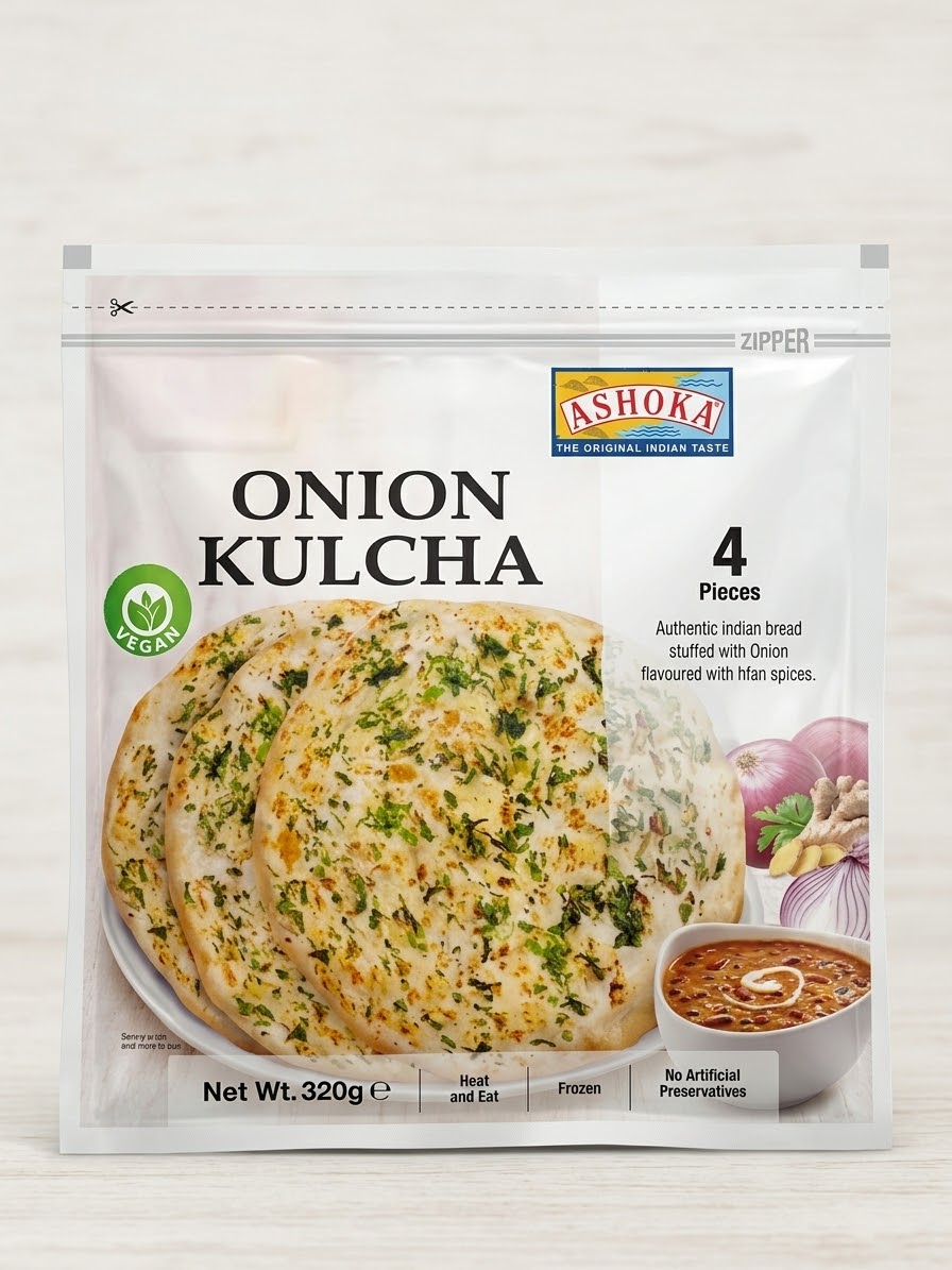 Ashoka Onion Kulcha 4 pcs 320 Gm