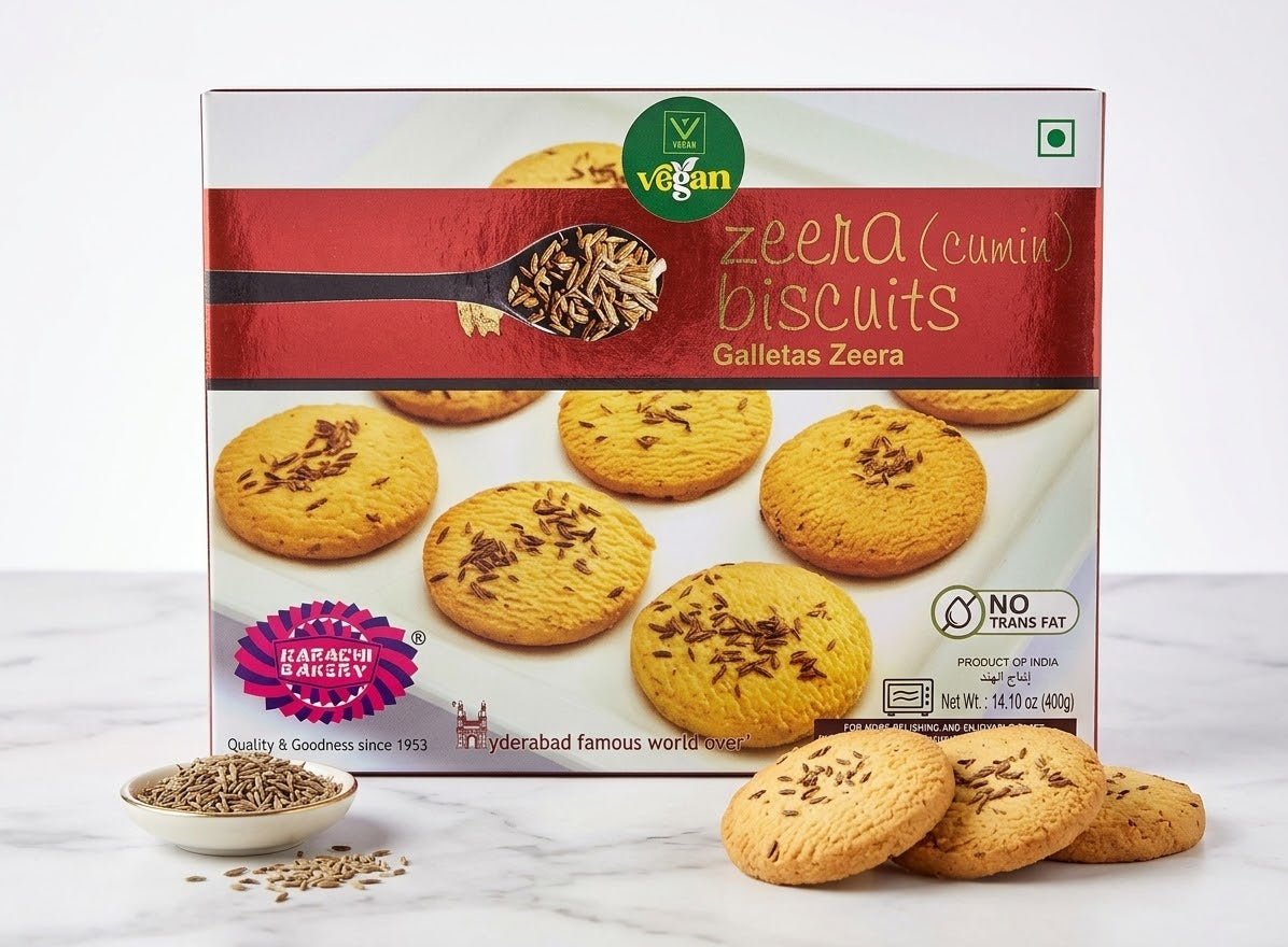 Karachi Bakery Galletas Jeera Veganas 400 Gm