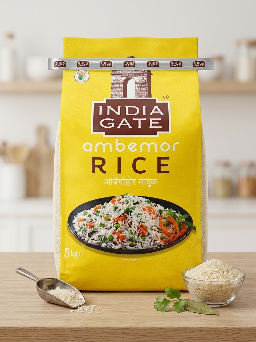 India Gate Ambemor Rice 5 kg