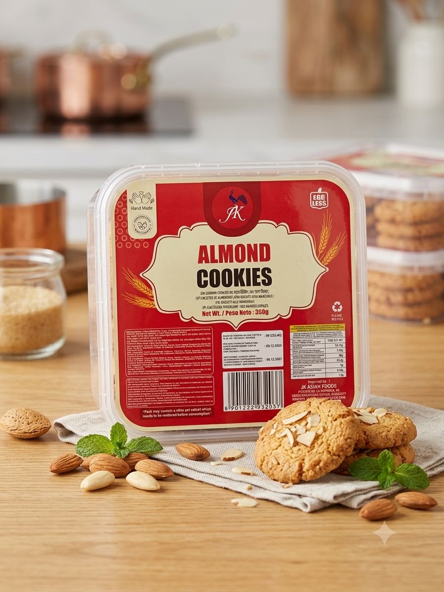 Jk Almond Cookies 350 Gm