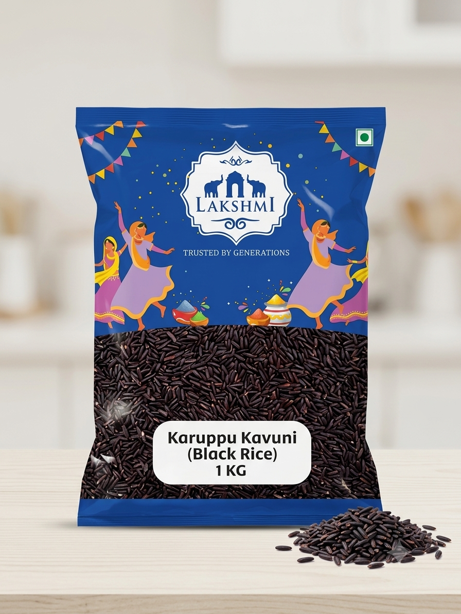 Lakshmi Karuppu Kavuni Black Rice 1 Kg