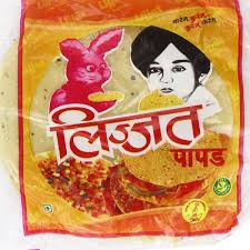 Lijjat Urad con Jeera Papad 200 g