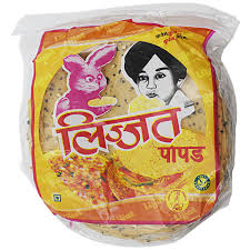 Lijjat Papad / Papadum - Punjabi Masala 200 g