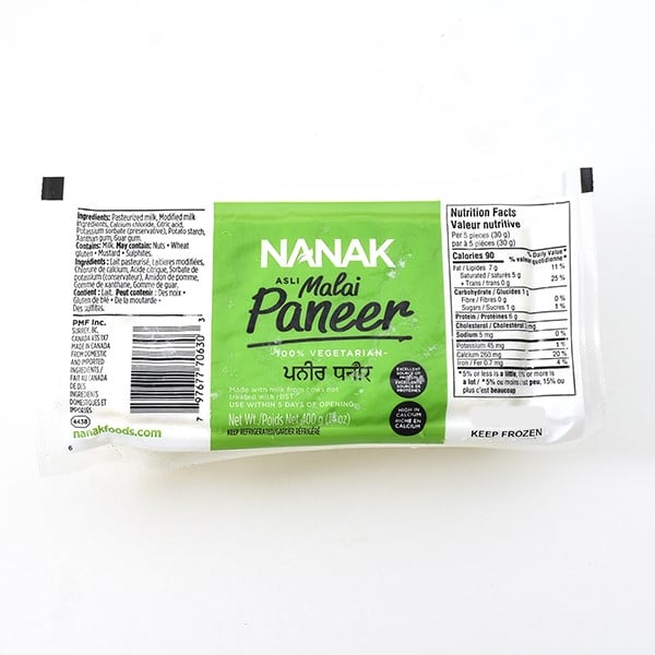 Nanak Froz Paneer Blocks 400 gm