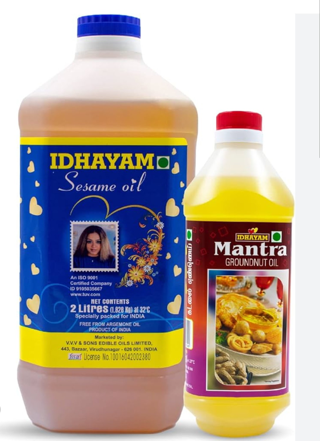 Idyaham Sesame Oil 500 ml combo pack