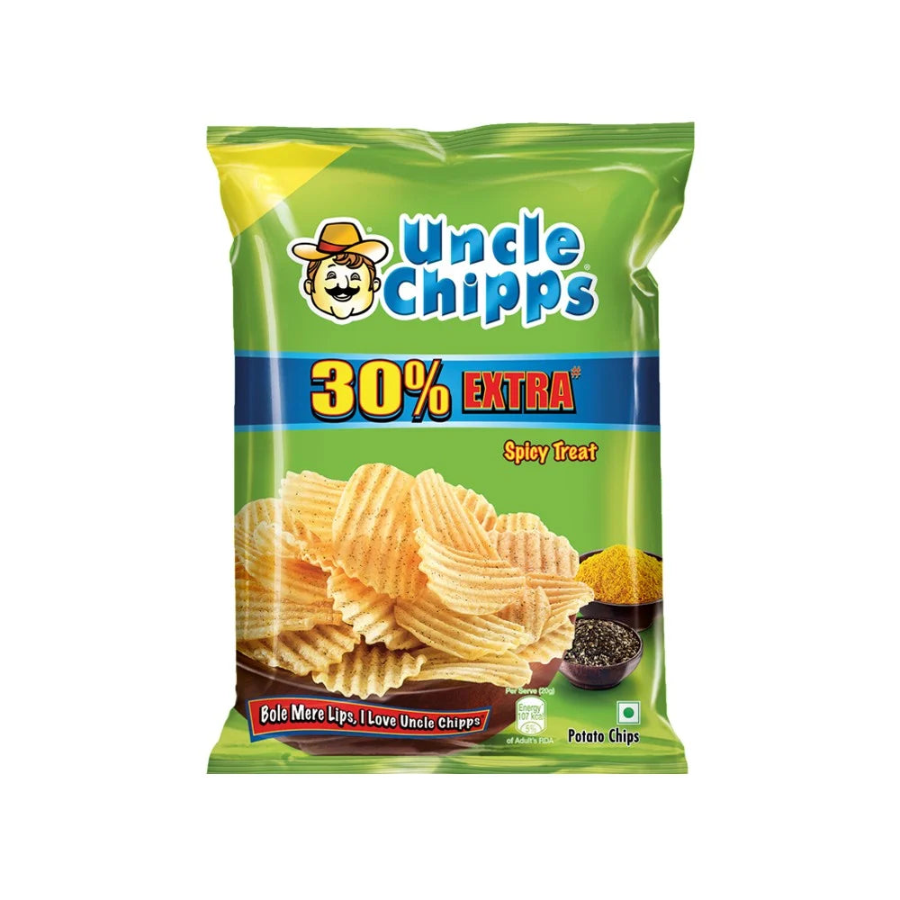 Uncle Green Chips Spicy & Salted 48 gm