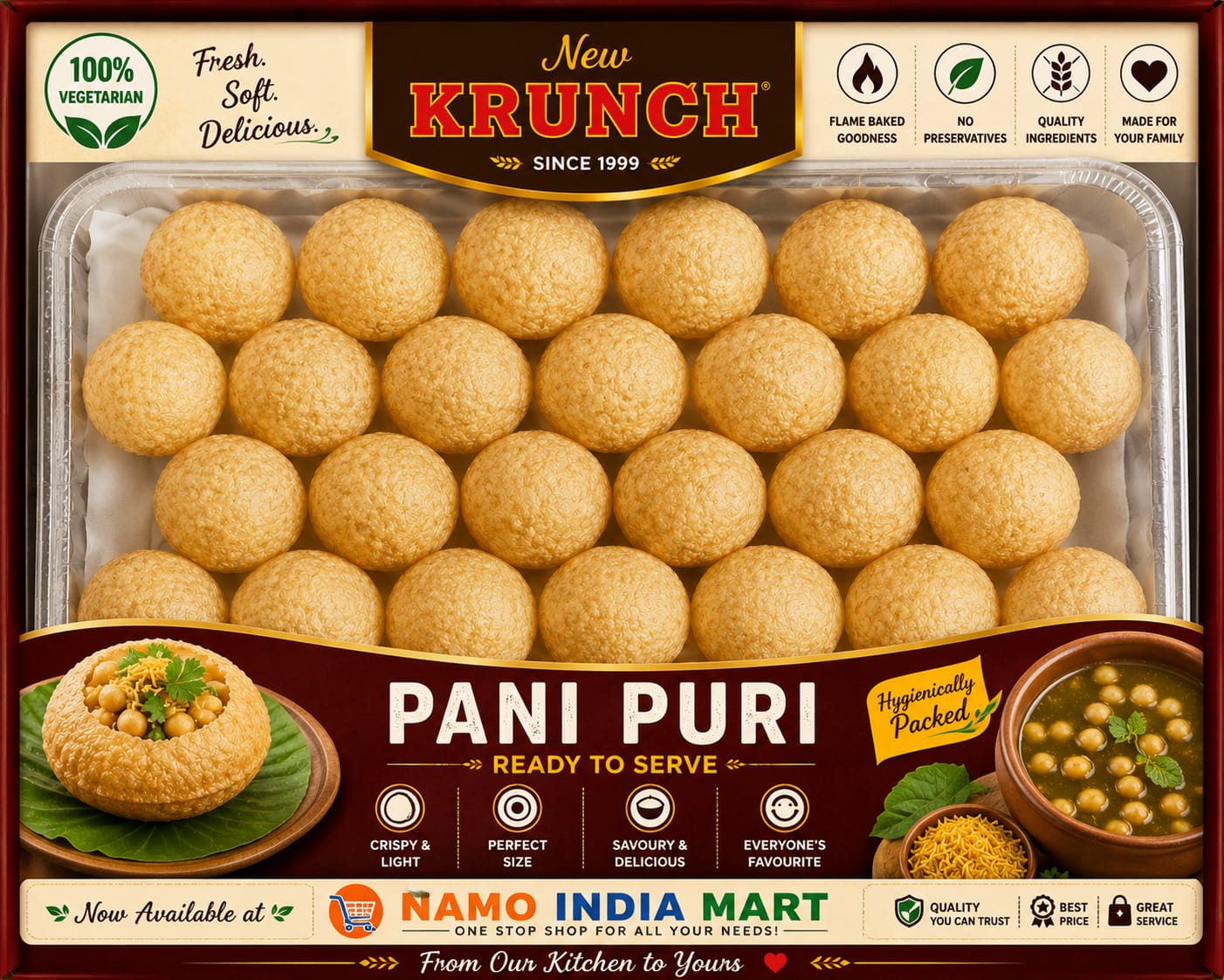 Krunch Golgappa Fry 260 Gm
