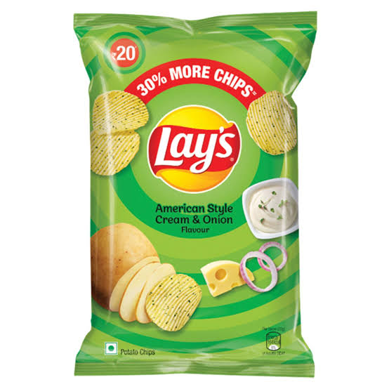 Lays American Style Cream & Onion 53G