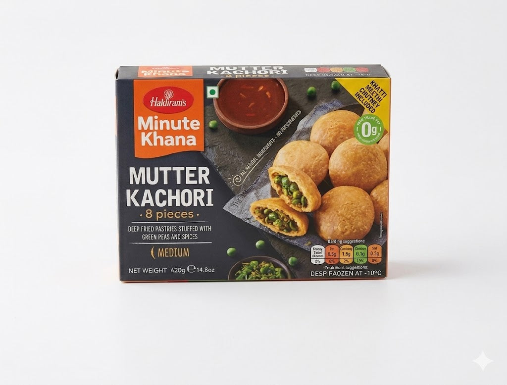 Haldiram Froz Mutter Kachori 420 gm(8 pcs)