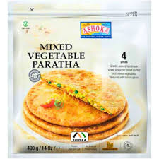 Ashoka Mixed Vegetable Paratha 4 pcs  400 gm