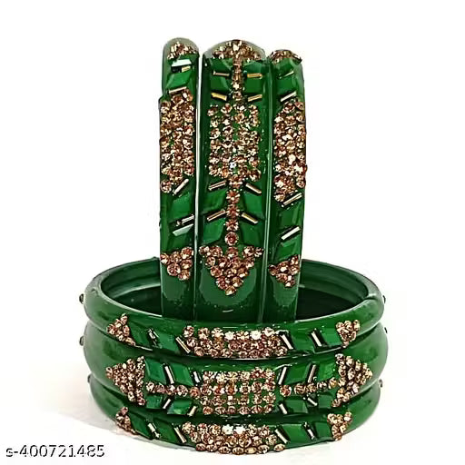 Bangles Glass gmeen 6 pcs