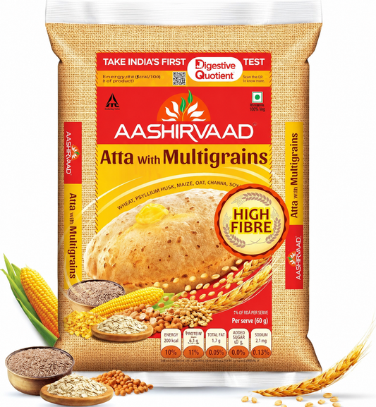Aashirvaad Atta With Multigrains 10KG