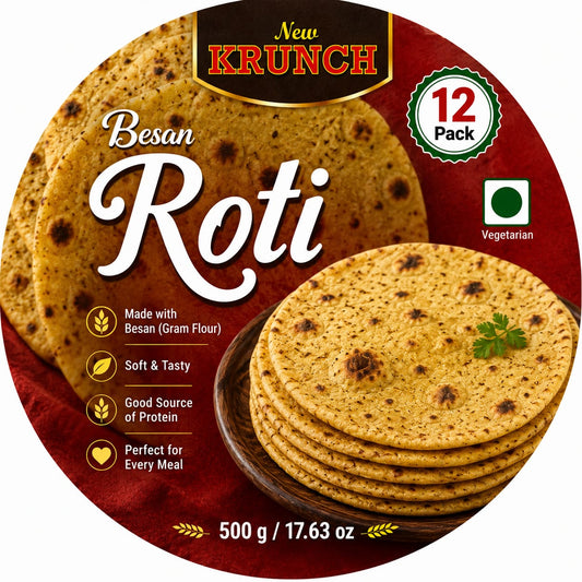 Krunch Besan Roti 12 Pcs
