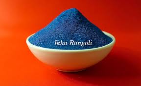 Dark Blue Rangoli Colour Powder 200g