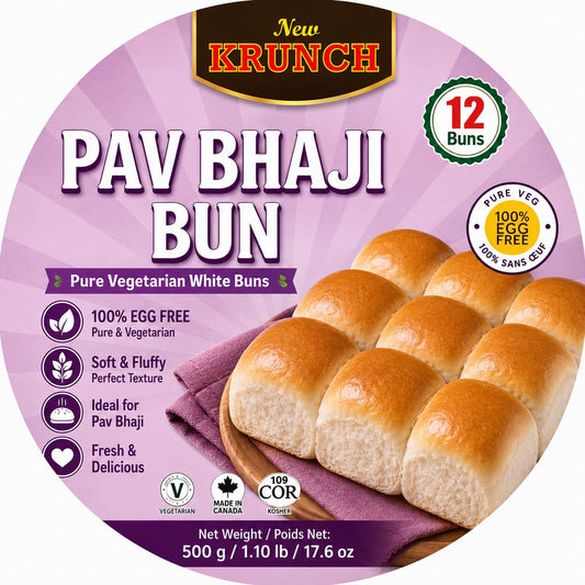 Krunch Pav Bhaji Bun 12 Pcs