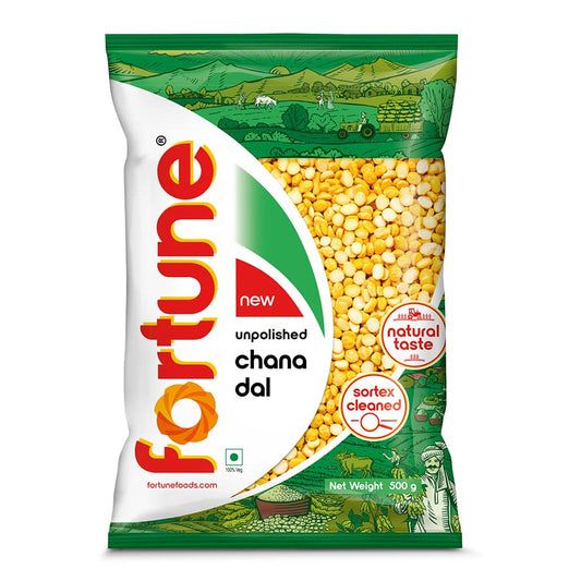 Fortune Chana Dal Unpolished 500 gm