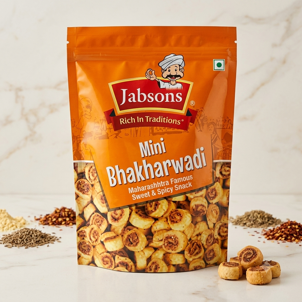 Jabsons Mini Bhakharwadi 160 gm