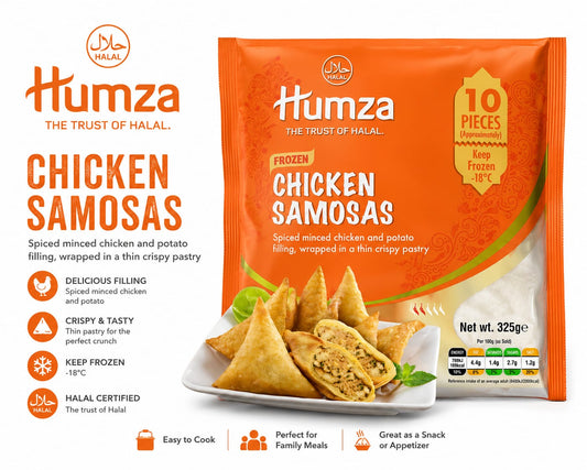 HUMZA Samosa Chicken 10 PCS 325 GM