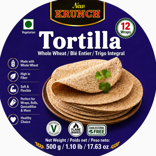 Krunch Tortilla Whole Wheat 500g
