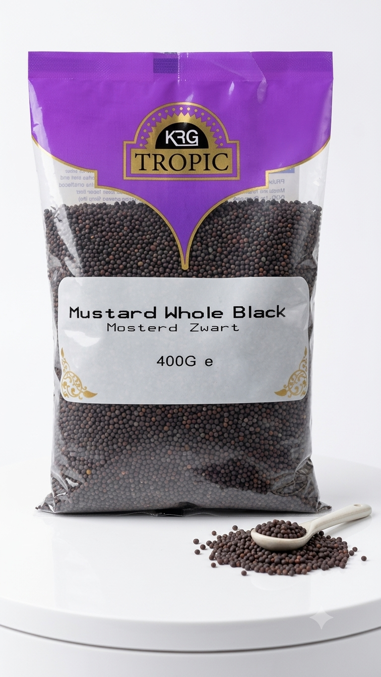 KRG Black Mustard Seeds Whole 400 gm