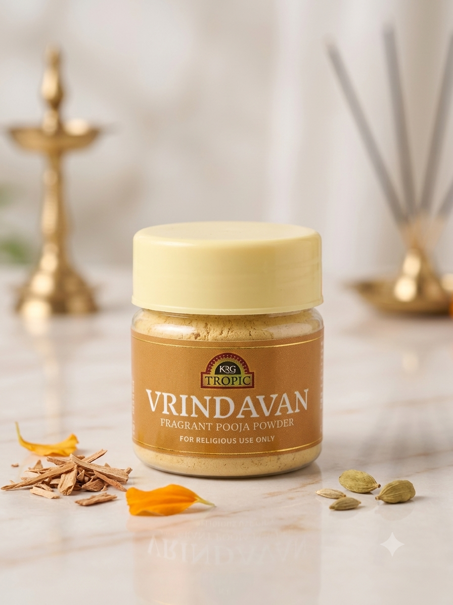 KRG Vrindavan Pooja Powder 25 gm