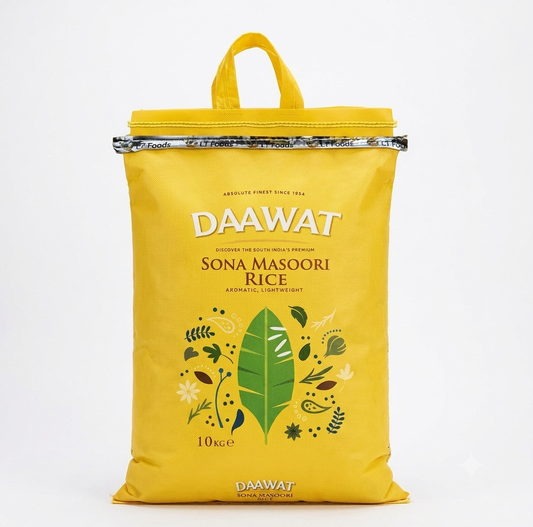 Daawat Sona Masoori Rice Yellow 10 kg