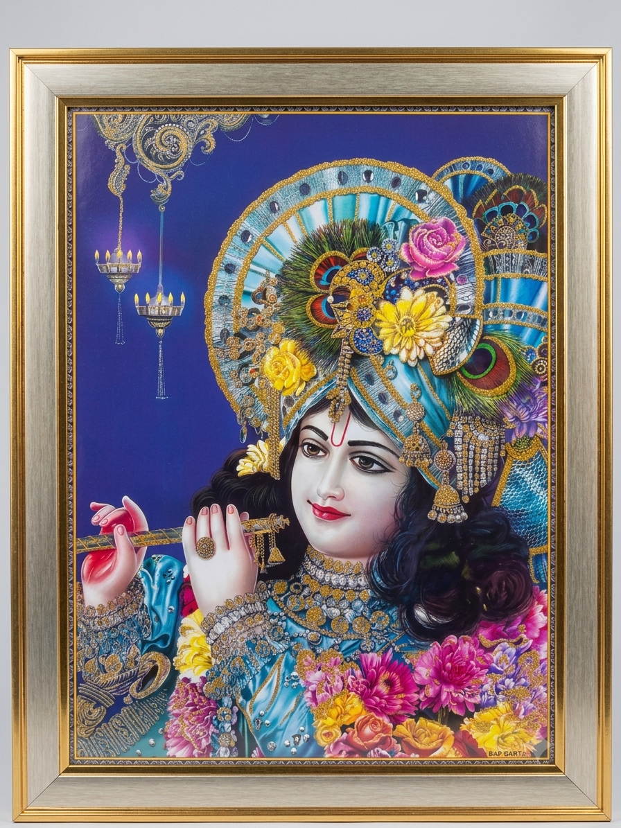 Frame Radha Krishna/Krishna [14 x 18``]