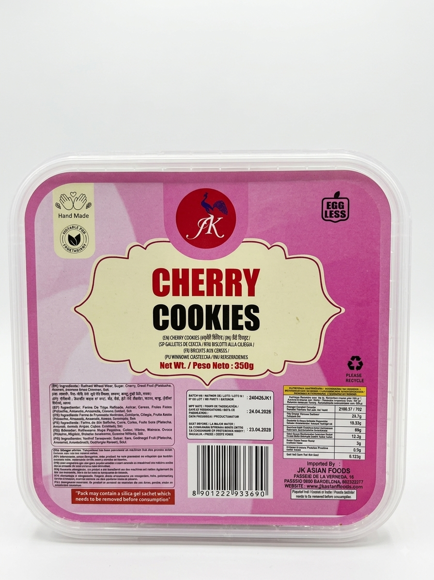 JK Cherry Cookies 350 Gm