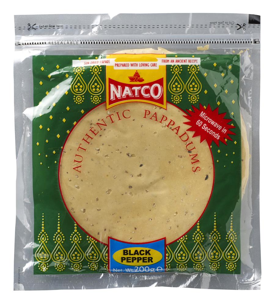Natco Black pepper Papad 200 Gm
