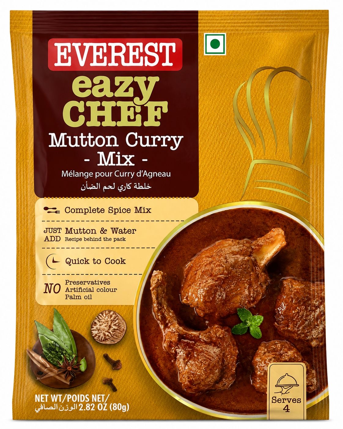 EAZY CHEF Mutton Curry Mix 80 gr