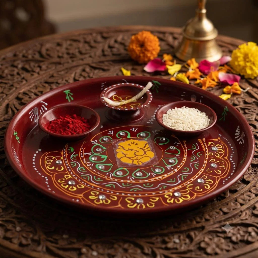 Pooja Thali With Katori