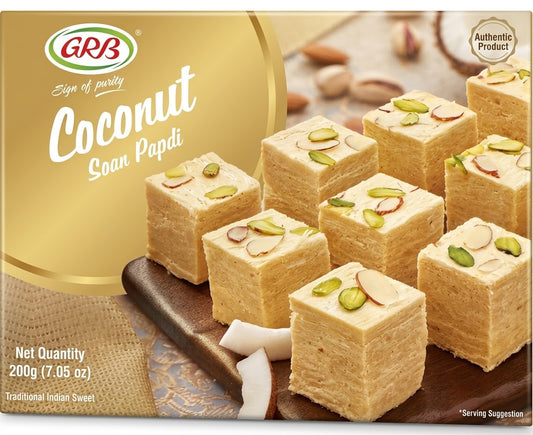 Grb Coconut Soan Papdi 200 Gm