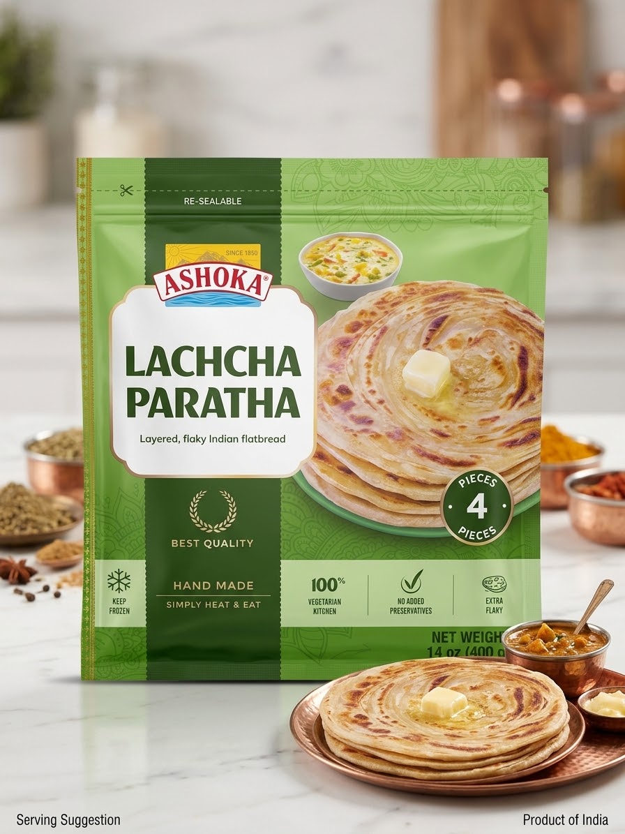 Ashoka Lacha Paratha 4 PCS