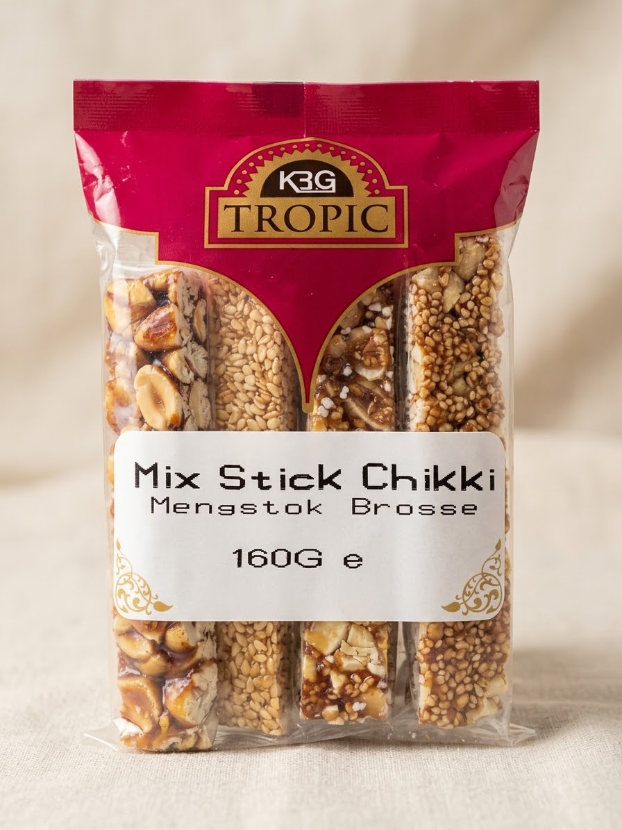KRG Gajak Mix Stick Chikki  160 gr