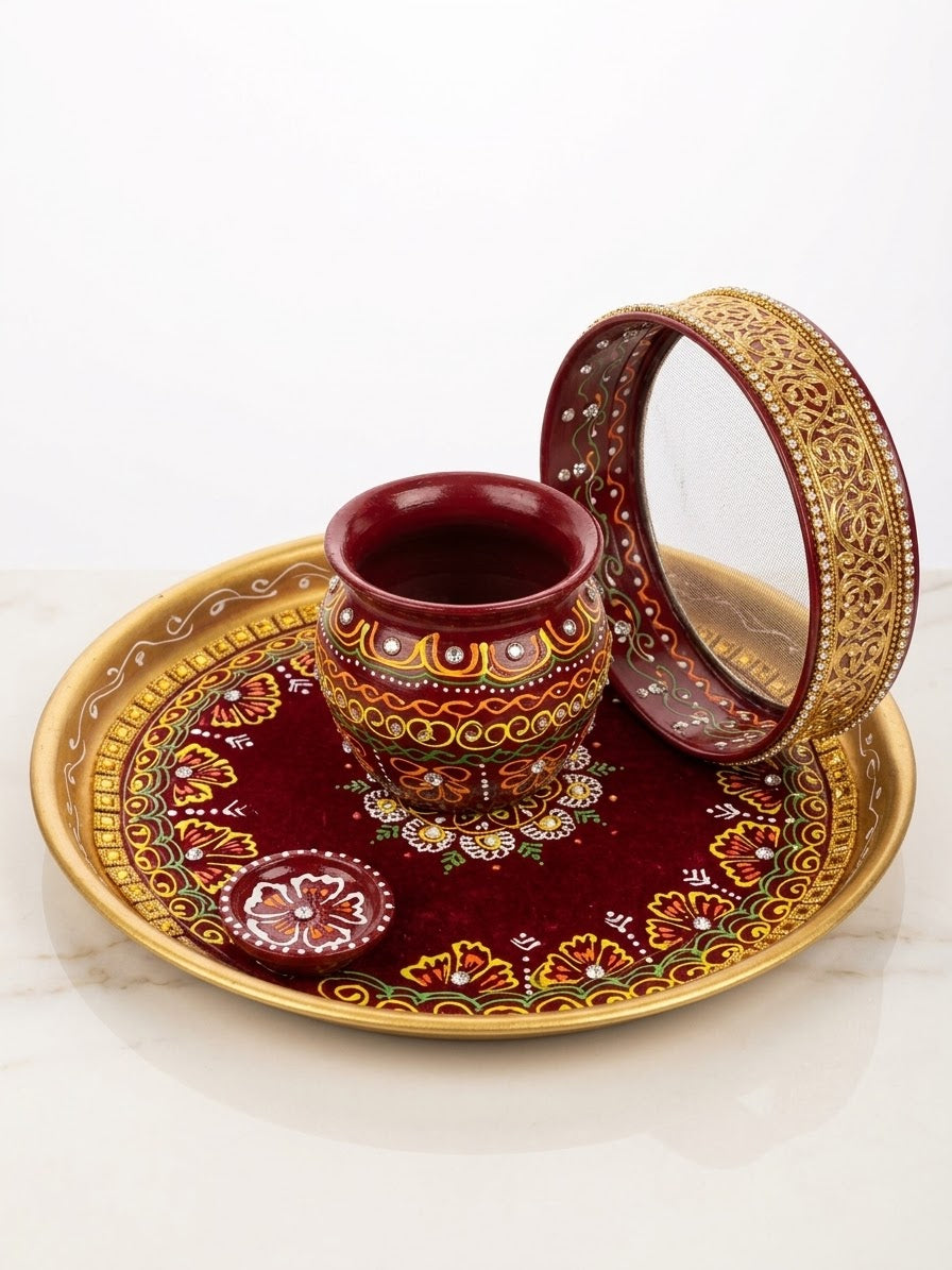 Karwachauth Thali Set Designer