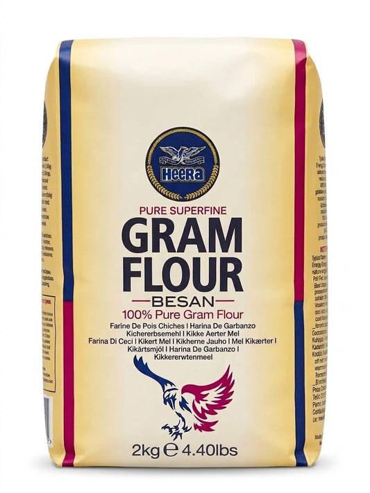 Heera Gram Flour (Pure Superfine Besan) 2 kg