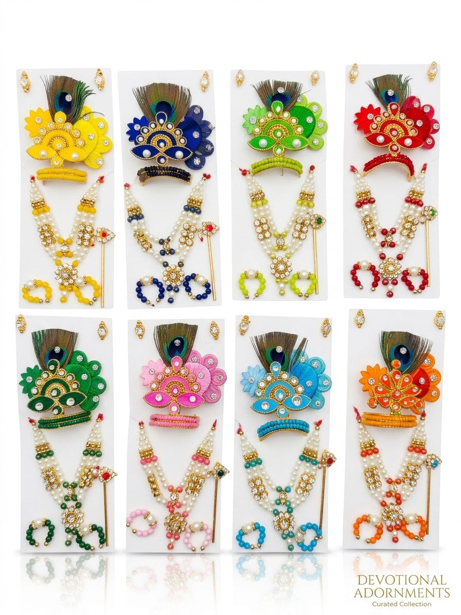 Krishna Mukut Mala Set Big