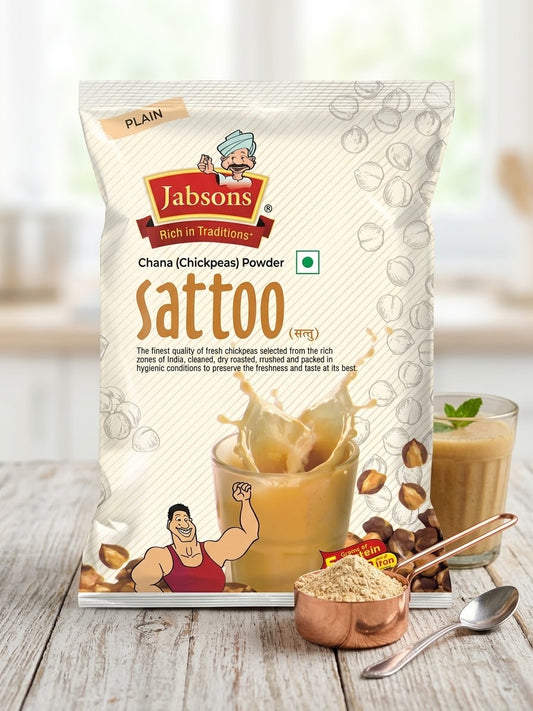 Jabsons Sattoo Chana Powder Plain 500 Gm