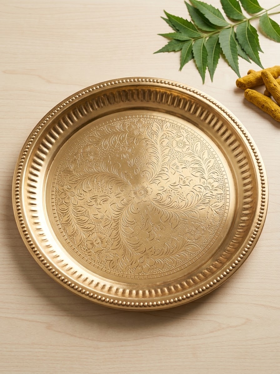 Brass Plate 6 number