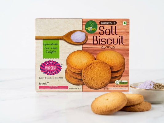Galletas veganas de sal de Karachi Bakery 400 g