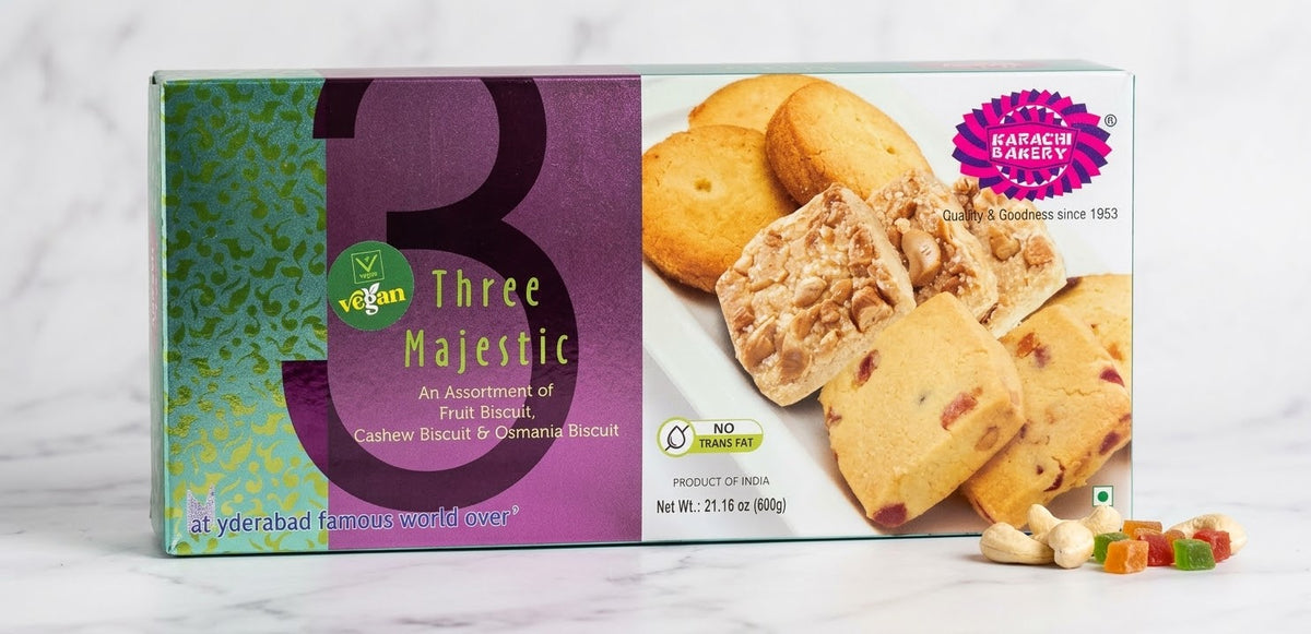 Karachi Bakery Vegan (Blue) Osmania Fruit & Cashew